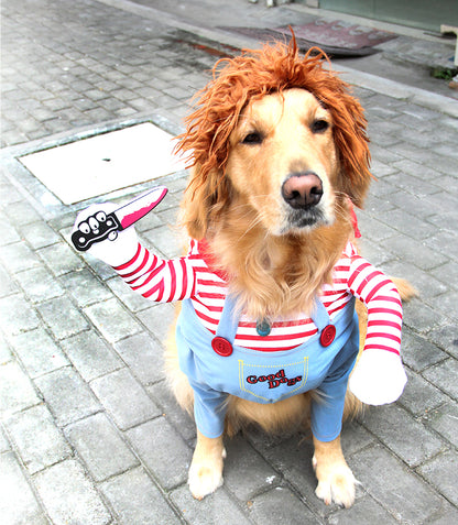 DÉGUISEMENT CHIEN HALLOWEEN| CHUCKY-DOG