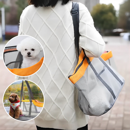 SAC DE TRANSPORT POUR CHIEN | ORANGE