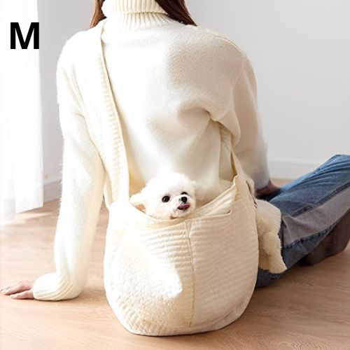 SAC DE TRANSPORT POUR CHIEN | CREME